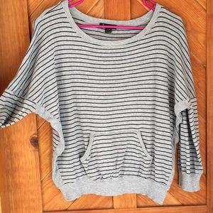 Dolman Sleeve Striped Top